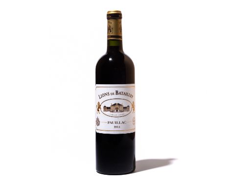 12 bottles Lions de Batailley 2014 Pauillac In original six-bottle wooden case This lot is subject to VAT on the hammer price