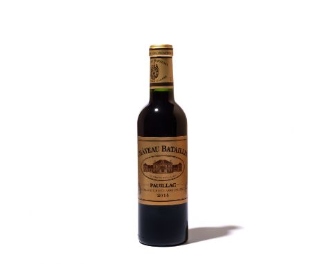 12 half-bottles Chateau Batailley 2014 Pauillac, 5me cru classe In original wooden case This lot is subject to VAT on the ham