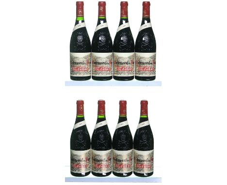 8 bottles Chateauneuf-du-Pape Les Cailloux 1998 Rhone. Brunel This lot is offered in bond (LCB Burton-on-Trent) and is subjec