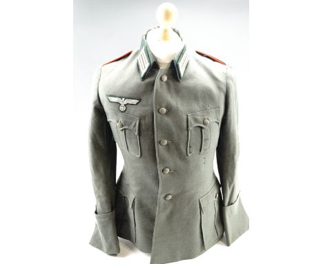 A German Third Reich army artillery officer's tunic