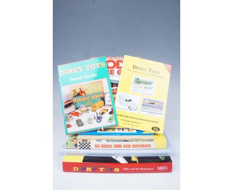 A group of books relating to Dinky, Corgi and other die-cast vehicles, including "The Great Book of Dinky Toys", price guides