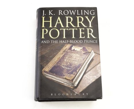 J.K. Rowling, Harry Potter and The Half Blood Prince, first edition in dust cover, having a print error on page 99, "eleven '