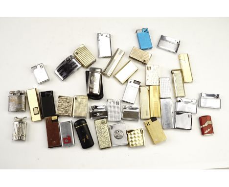 A large quantity of vintage cigarette lighters, including Kingsway, Marksman etc