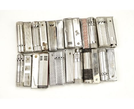 Sundry vintage semi-automatic cigarette lighters, including Duxi Karat, Duxette Karat, Opal Karat, Sunflower etc 