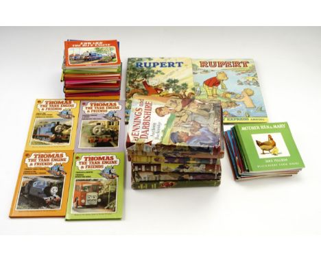 A selection of children's book's including Rupert, Thomas the Tank Engine, Blackberry Farm books, Our friend Jennings, and ot
