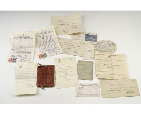 [ Free Polish Army ] A group of service and other documents including an AB64 Pay Book pertaining to 30070978 Sgt Jan Dytbern