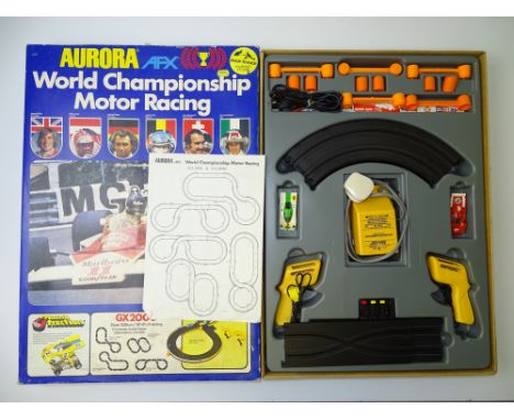 VINTAGE TOYS: An AURORA AFX GX2000 slot racing set - complete - G/VG in G box