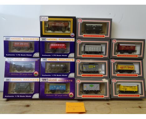 OO GAUGE MODEL RAILWAYS: A group of boxed DAPOL wagons as lotted - VG/E in G/VG boxes (14) #8