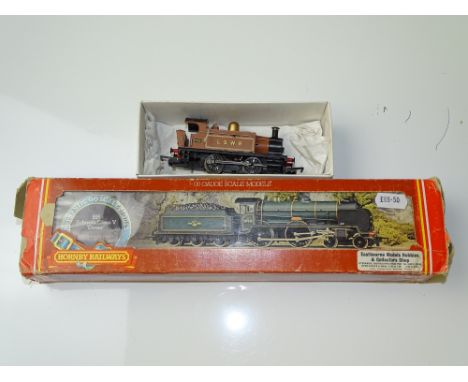 OO GAUGE MODEL RAILWAYS: A pair of HORNBY steam locomotives to include: A Schools Class 'Dover' (boxed)  in BR green and an L