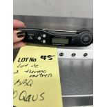 LOT: (2) Thermometres DOQAUS pour BBQ