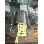 LOT: (2) Plaques de Drainage en Acier Inox.
