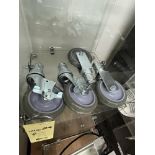 LOT: (4) Roues pour Équipement, 5'' diam.
