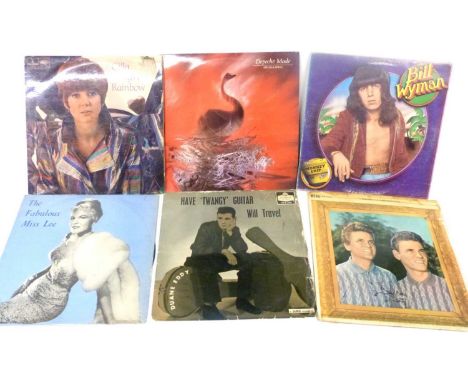 A large mixed lot of approx. 75 albums to include artists such Depeche Mode, Blondie, Duane Eddy, Yoko Ono, Buddy Holly, Ella
