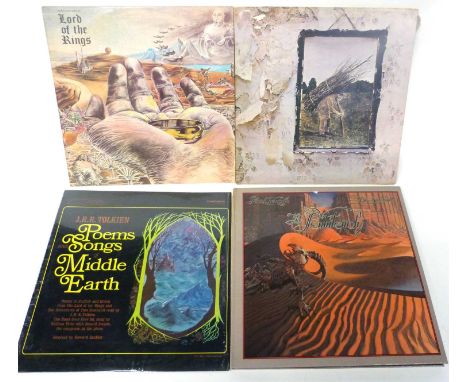 LED ZEPPELIN IV LP (plum label, fifth press with ‘Misty Mountain Top’, 2401012). VG+/VG+ together with WOODROFFE/GREENSLADE ‘