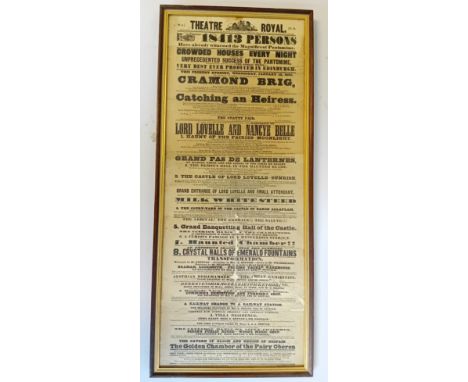 Theatre RoyalAdvertising Paper68.5x30cm