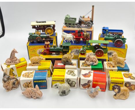 Collection of boxed Models of Yesteryear die-cast models and boxed Wade Whimsies