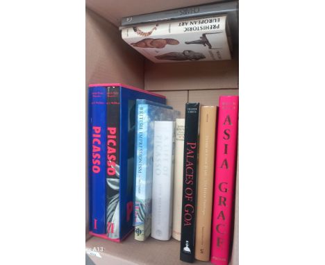 Collection of Refrence Publications to include Picasso, British Impressionism and a further thirteen other titles, pictured.