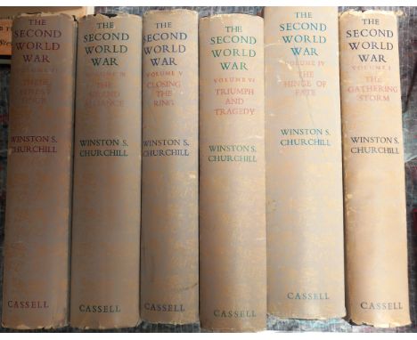 Full Set Of The Second World War by Winston Churchill, 1948, London.