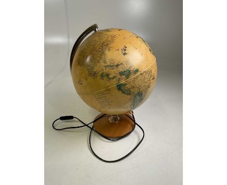 A modern terrestrial globe made in Italy.