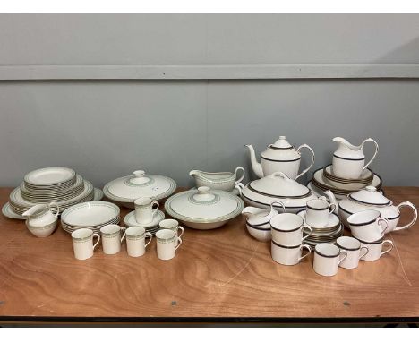 SPODE; a 'Lausanne' pattern dinner service and a Royal Doulton 'Berkshire' part dinner service.