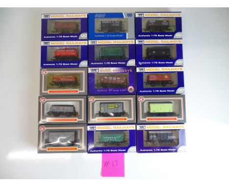 OO SCALE MODEL RAILWAYS: A group of boxed DAPOL wagons to include limited editions - as lotted - VG/E in G/VG boxes (15) #13