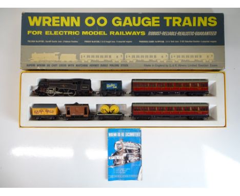 OO SCALE MODEL RAILWAYS: A WRENN WPG300 mixed passenger and goods train set - G/VG in G box