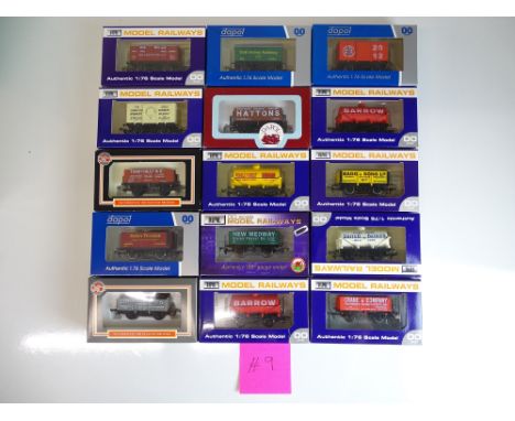 OO SCALE MODEL RAILWAYS: A group of boxed DAPOL wagons to include limited editions - as lotted - VG/E in G/VG boxes (15) #9