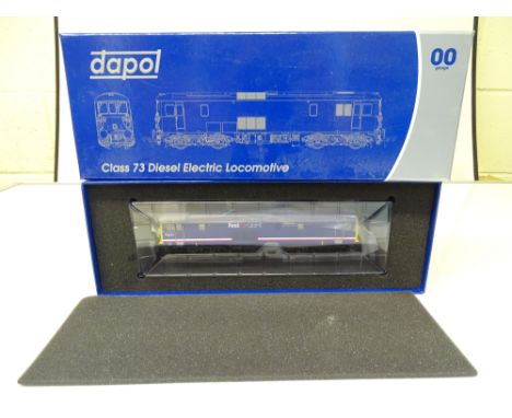 OO SCALE MODEL RAILWAYS: A DAPOL Class 73 diesel electric locomotive 'Charlotte' in GBRF livery - VG/E in G/VG - Olivia's Tra