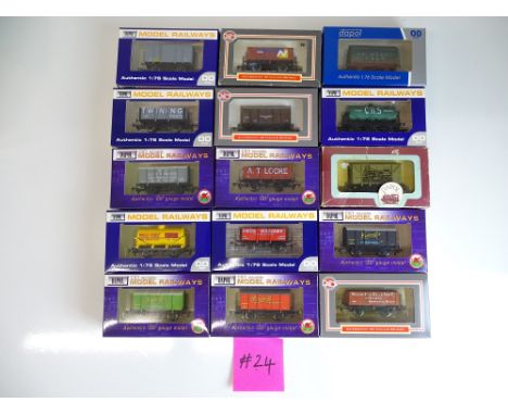 OO SCALE MODEL RAILWAYS: A group of boxed DAPOL wagons to include limited editions - as lotted - VG/E in G/VG boxes (15) #24