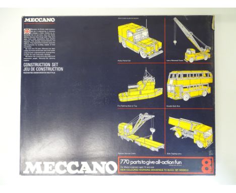 VINTAGE TOYS: MECCANO - A 770 part 'MECCANO 8' construction set - ex shop stock - unused - VG/E in G box