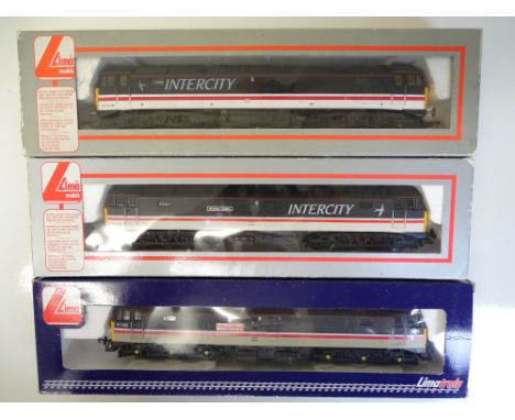 OO SCALE MODEL RAILWAYS: A group of LIMA Class 47 diesel locomotives in Intercity livery - VG in G/VG boxes (3)