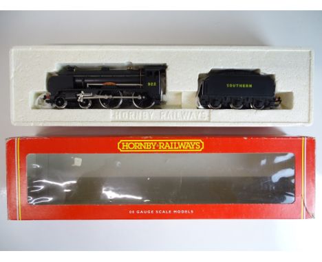 OO SCALE MODEL RAILWAYS: A HORNBY Schools Class steam locomotive - resprayed, renamed and renumbered (refinished by TMC) in S