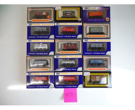 OO SCALE MODEL RAILWAYS: A group of boxed DAPOL wagons to include limited editions - as lotted - VG/E in G/VG boxes (15) #5