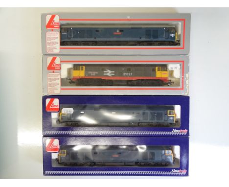 OO SCALE MODEL RAILWAYS: A group of LIMA diesel locos to include a Class 31 in Railfreight grey and 3 x renumbered / renamed 