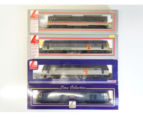 OO SCALE MODEL RAILWAYS: A group of LIMA diesel locos - comprising a Class 31, 2 x Class 47 and a Class 50 - VG in G/VG boxes