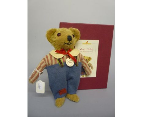 A BOXED OLD WHITNEY FAVOURITES TEDDY BEAR, 'Master Teddy', Limited edition of 2000 