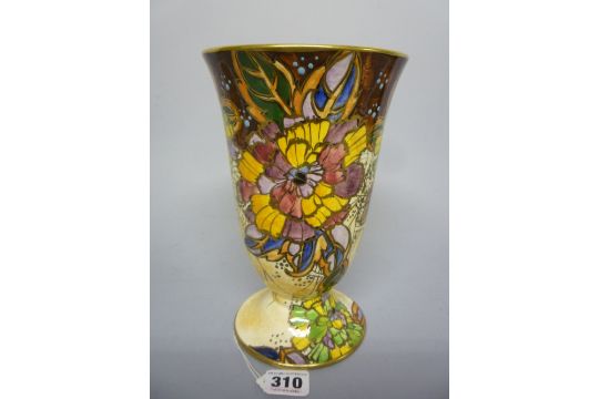 Royal Winton Grimwades Art Deco Lustre Vase Floral Decoration No