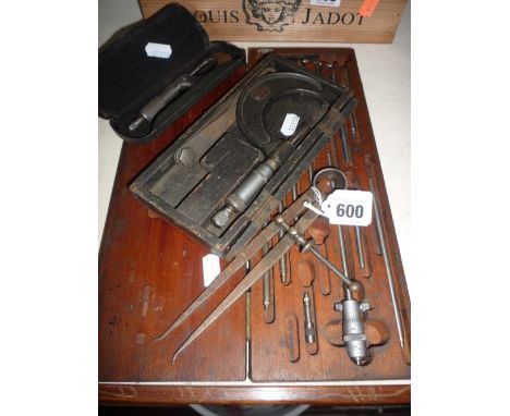 VARIOUS ENGINEERING TOOLS, to include Moore & Wright, Starrett etc