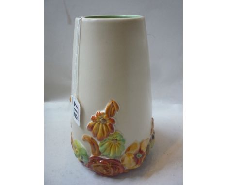 CLARICE CLIFF FOR NEWPORT POTTERY VASE, 'My Garden' shape No 685, height approximately 19cm 