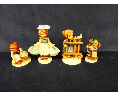 Four Hummel models of children