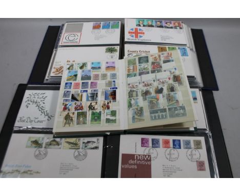 Various stamps, first day covers, etc., to include Horse Racing 1979, British Flowers, Christmas 1978, various others similar