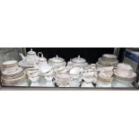 Royal Doulton bone china Clarendon pattern part dinner and breakfast service for approx. eight