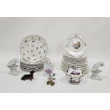 Villeroy & Boch Petite Fleur pattern collection of 10 dinner plates, printed factory marks, a