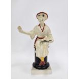 Royal Worcester model of Le Panier by A Azori, mid 20th century, printed black marks, shape no.3585,