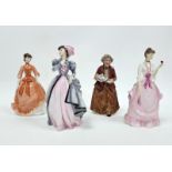 Royal Doulton figure 'Teatime' HN2255 with printed factory marks in green and Royal Worcester