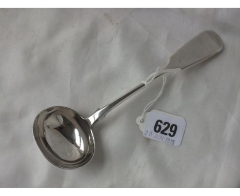 Exeter fiddle pattern sauce ladle, 1877 by JW &amp; Co  