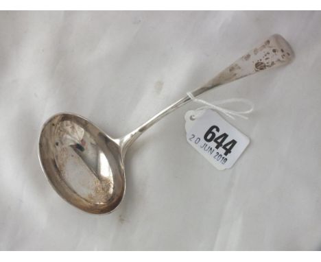 A George III sauce ladle, Lon 1803      