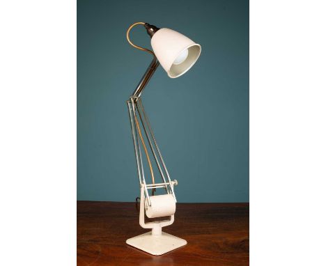 A 1950s Hadrill and Horstmann counterpoise 'roller' lamp, 91cm highUsed condition.