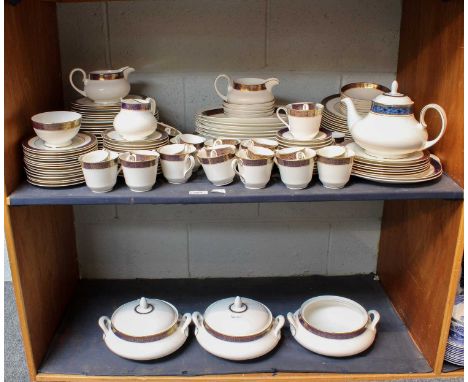 A Royal Doulton Rochelle Pattern Dinner and Tea Service, including tureens, together with a Stanwyck pattern teapot