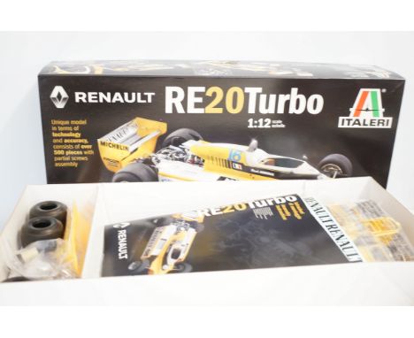 Renault RE20 Turbo scale model race car 